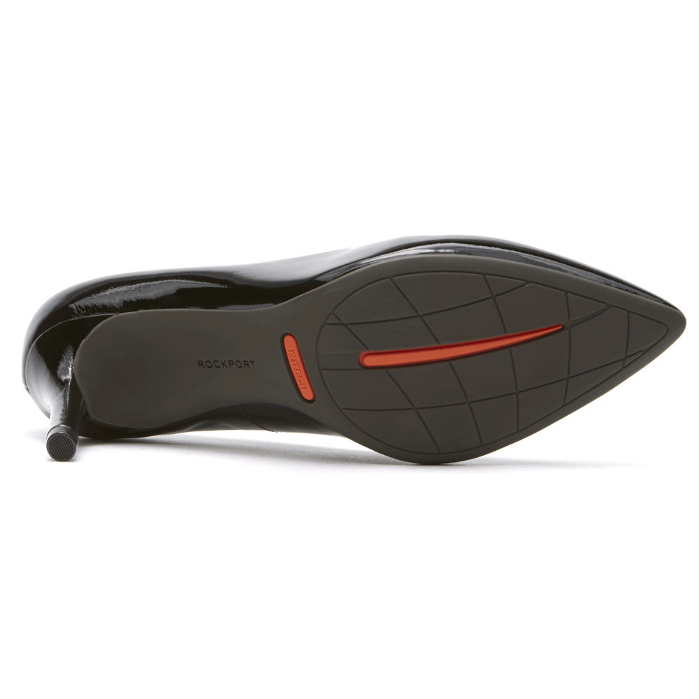 Rockport Hæler Sko Dame Svart - Total Motion 75Mm Pointed Toe - SBXN07186